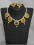 Pearl Gold-plated Plated Brass Necklace Set