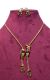 Gold-plated Plated Brass Pendent Set