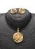 Shell Gold-plated Plated Brass Pendent Set25